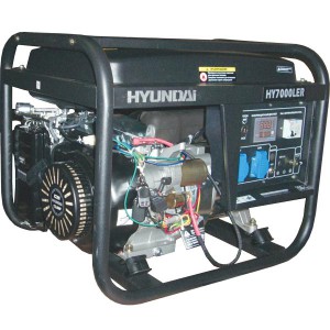 Бензиновый генератор однофазный HYUNDAI HY7000LE 5.5kVA
