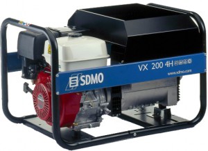 Сварочный генератор SDMO VX220/7.5 H-S 50-200A 6kVA