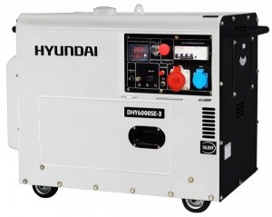 Дизельный генератор трехфазный HYUNDAI DHY6000SE-3