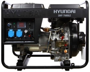 Дизельный генератор однофазный HYUNDAI DHY7500LE