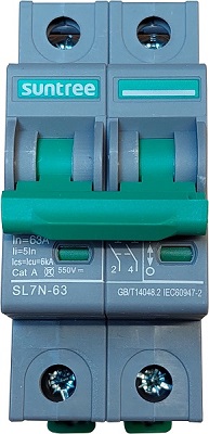 Автоматический выключатель Suntree SL7N-63C63