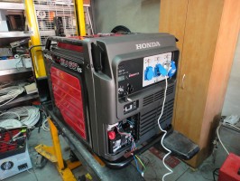 Автоматизация HONDA EU65i с подключением АВР PortoFranco переоборудованной под контакторы ETI и управление инверторным генератором
