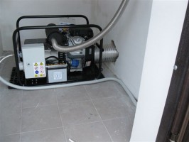 EP10000E установка и организация выхлопа и вентиляции