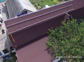 установка крепежного профиля